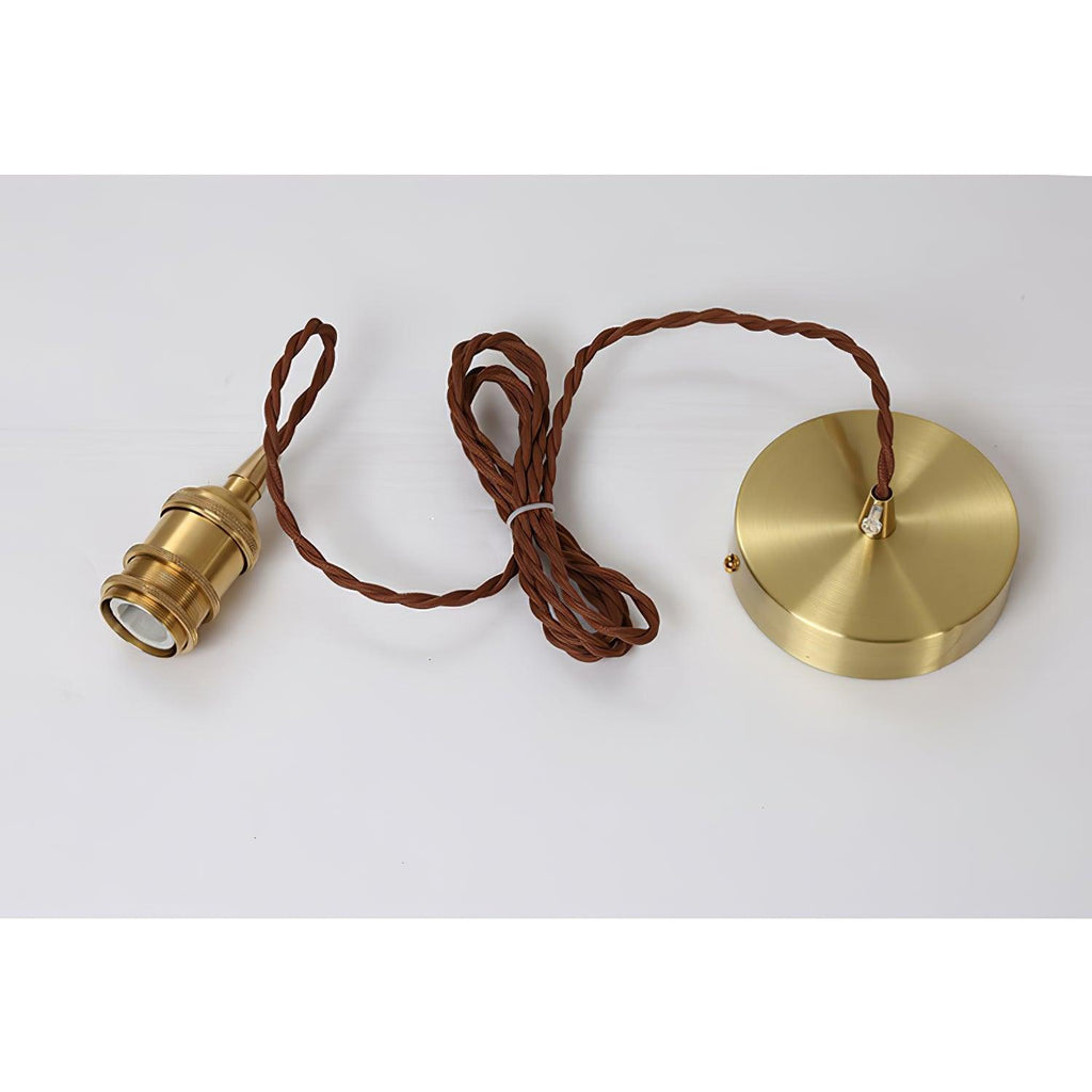 Lampada a sospensione da soffitto in vetro vintage Lioracr