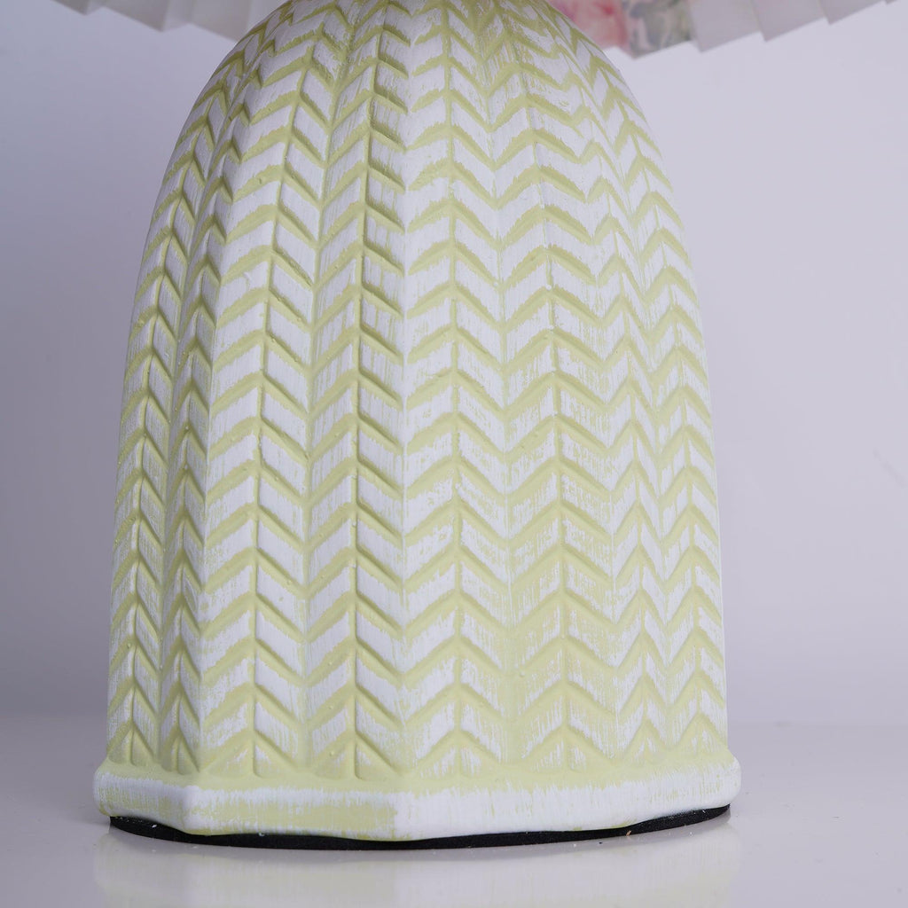 Pleated Shade Table Lamp — Vintage Style Accent