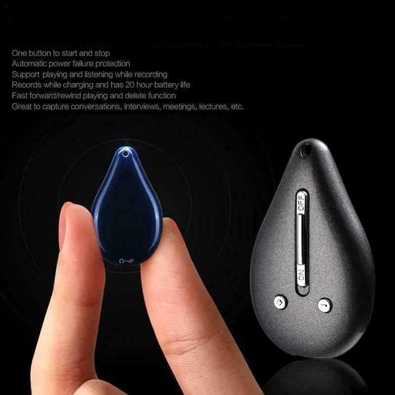 מקליט קול למחזיק מפתחות עם 100 שעות זיכרון