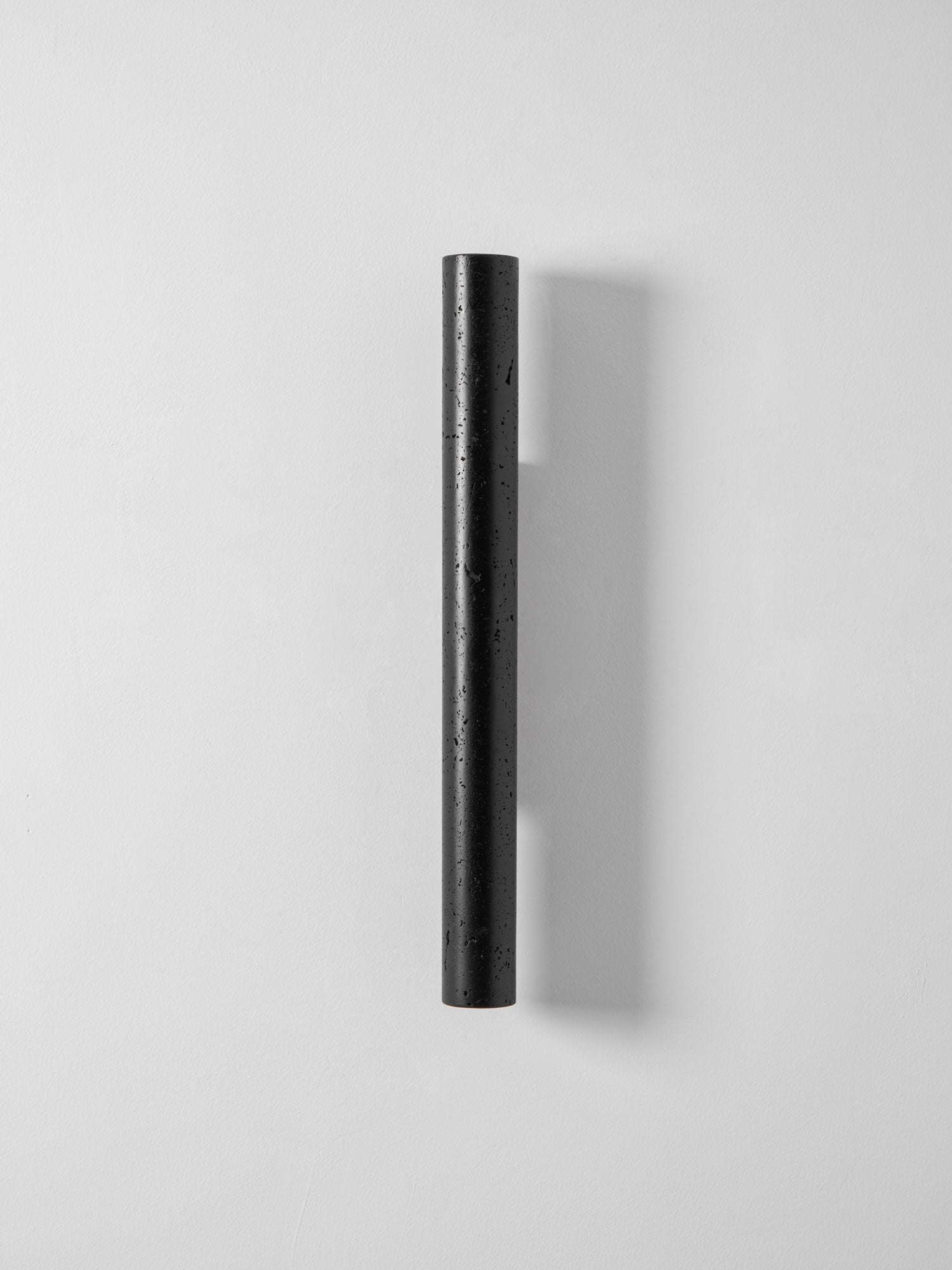 Volcanic Noir Wall Sconce - Cylindrical
