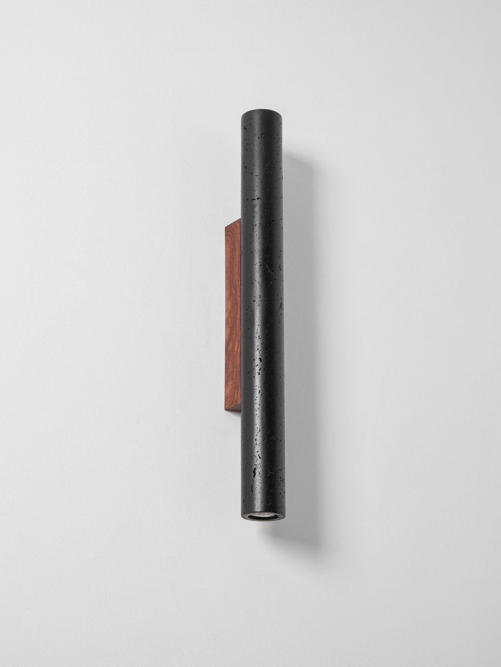 Volcanic Noir Wall Sconce - Cylindrical