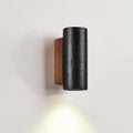Volcanic Noir Wall Sconce - Cylindrical