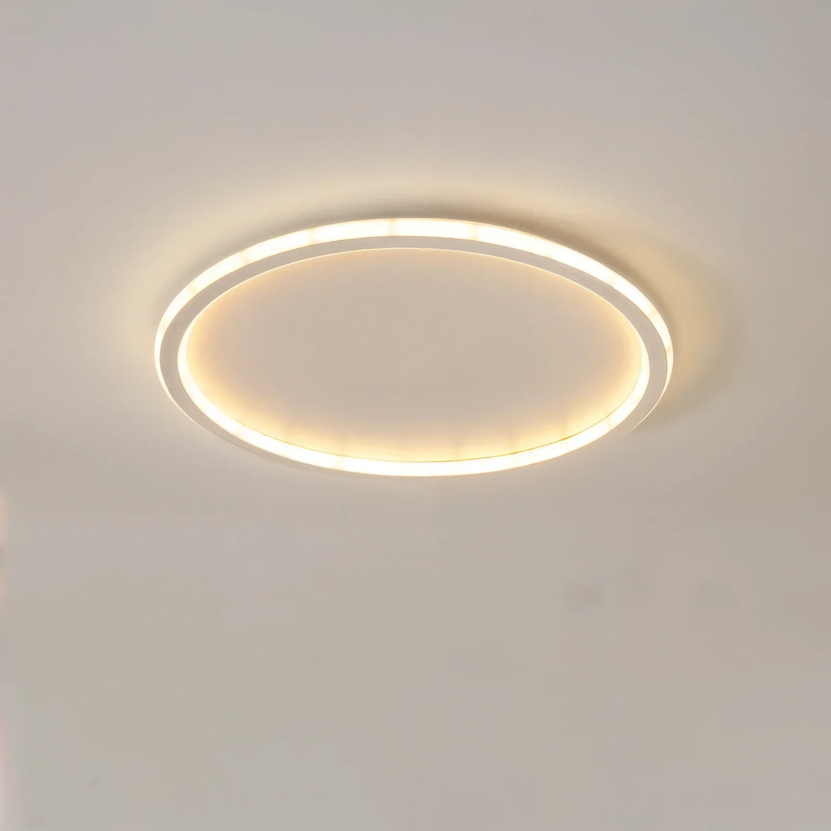 Candeeiro de teto LED redondo escandinavo — alumínio regulável, Ø20–80 cm