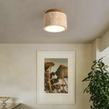 CalmGlow minimalistisk LED-lampe i træ til moderne energieffektive hjem