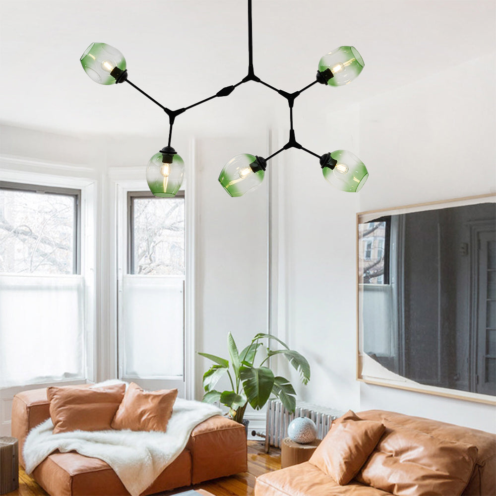 Kirae Nordic Modern Glass Pendant Light Clear Bubble - Lamp Outdoor