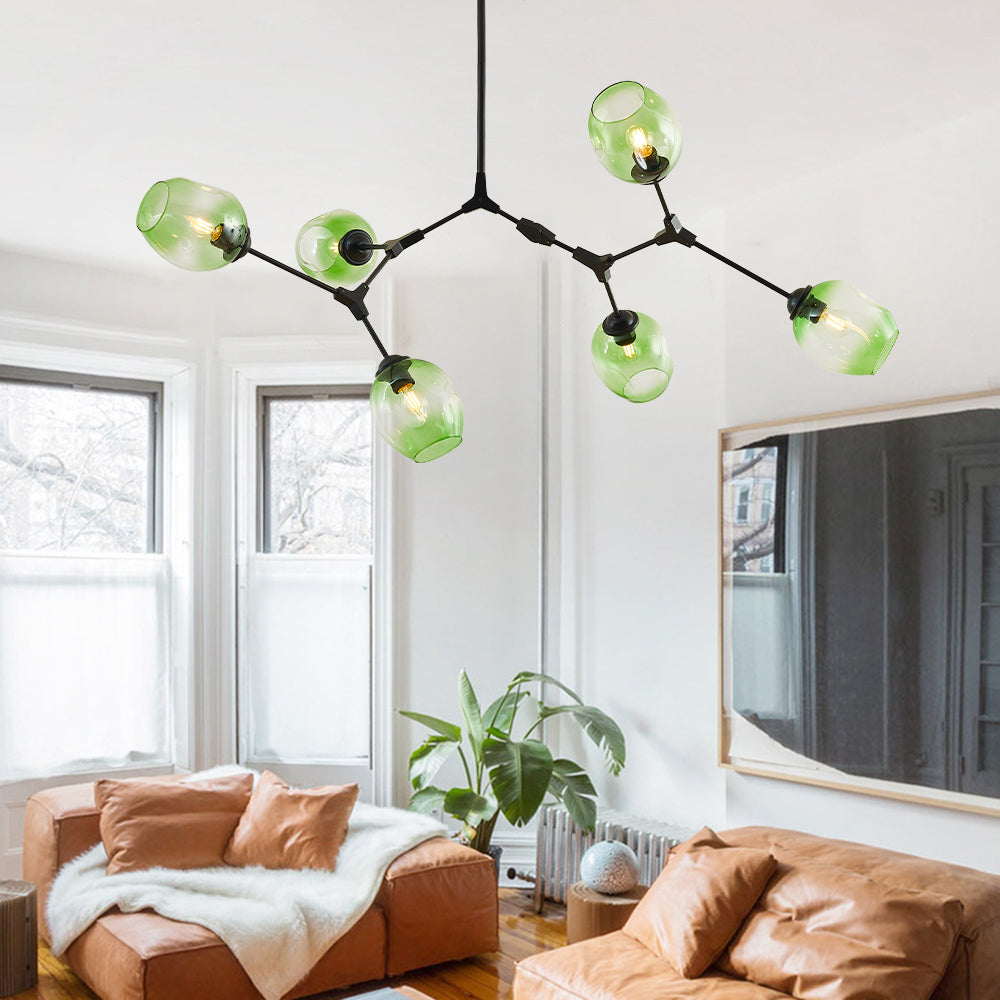 Kirae Nordic Modern Glass Pendant Light Clear Bubble - Lamp Outdoor