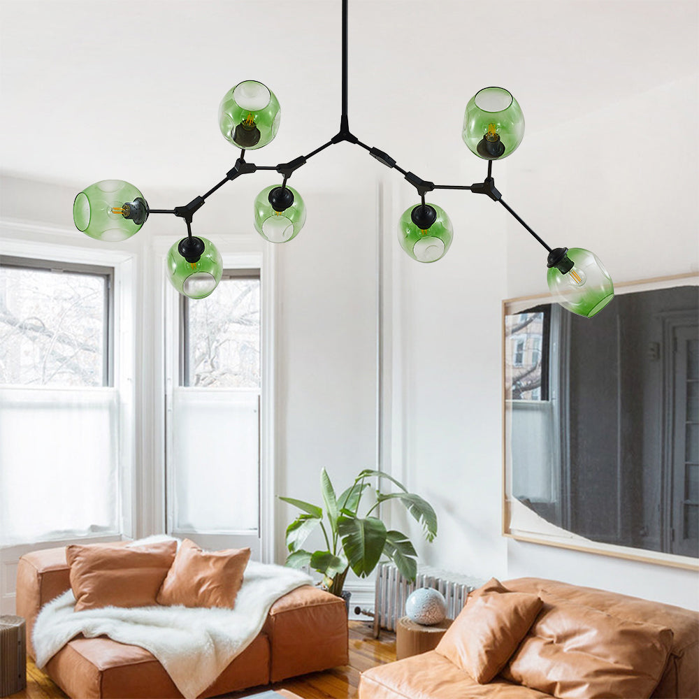 Kirae Nordic Modern Glass Pendant Light Clear Bubble - Lamp Outdoor