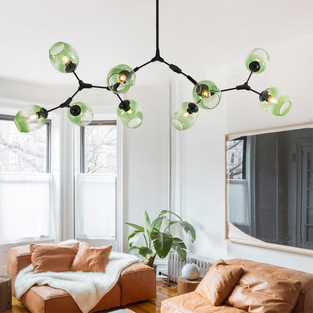 Kirae Nordic Modern Glass Pendant Light Clear Bubble - Lamp Outdoor