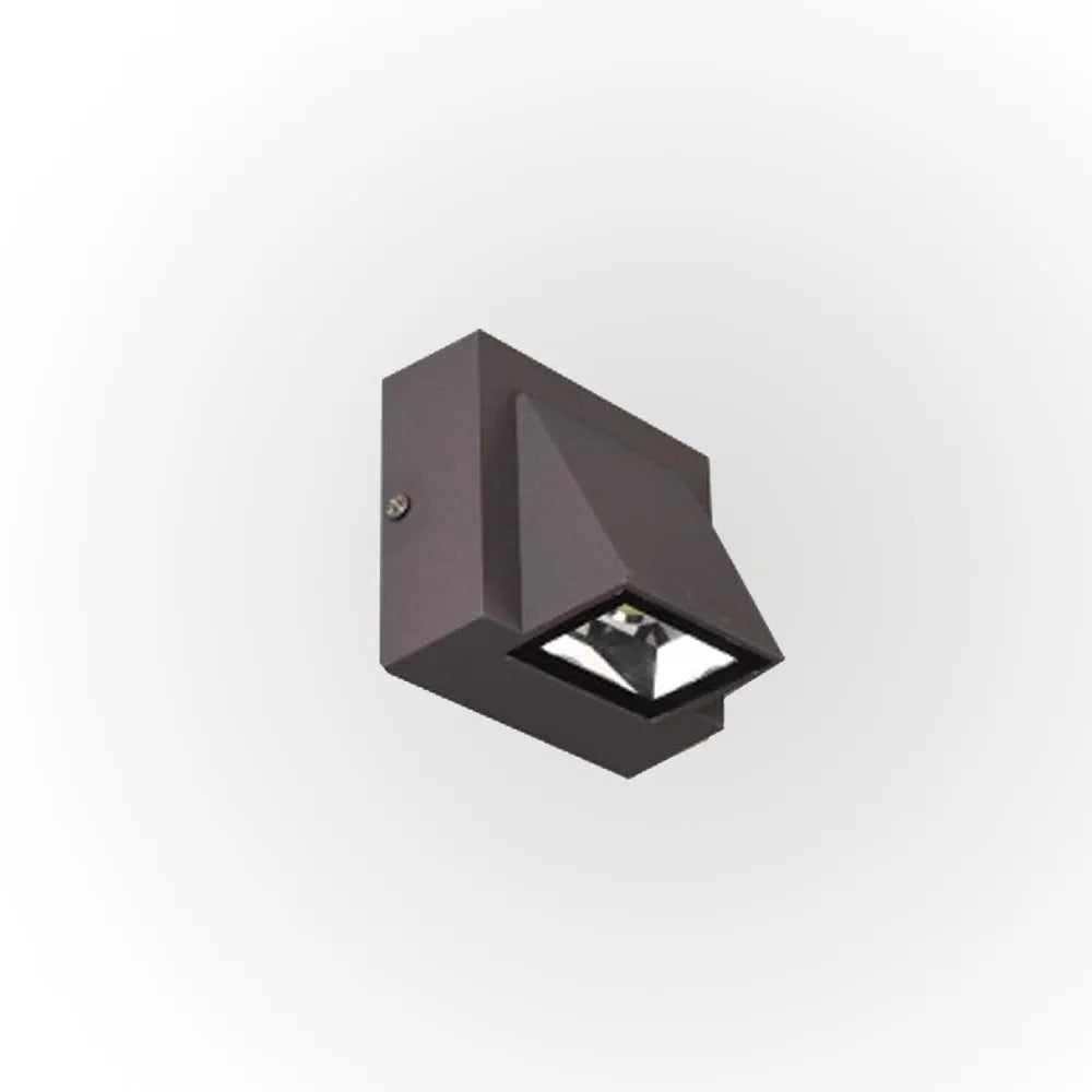Applique murale LED en métal noir Vexto — design extérieur moderne