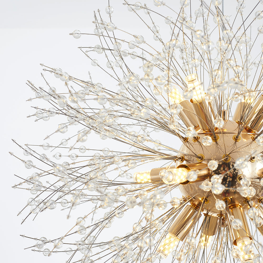 Lili Design LED hanglampen wit goudkleurig metaal woonkamer eetkamer