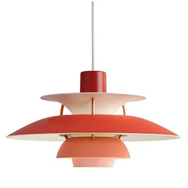 Macaron-pendellampe — metallskjerm i 15 farger, E27, 30–50 cm
