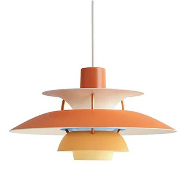 Macaron-pendellampe — metallskjerm i 15 farger, E27, 30–50 cm
