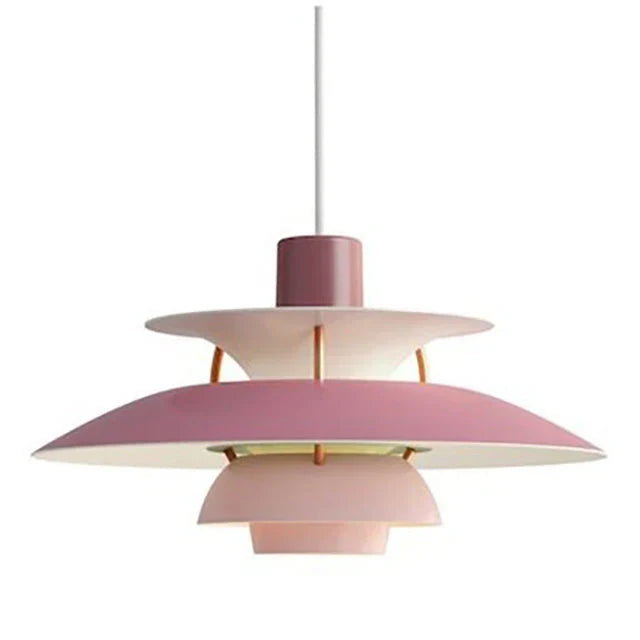 Macaron-pendellampe — metallskjerm i 15 farger, E27, 30–50 cm
