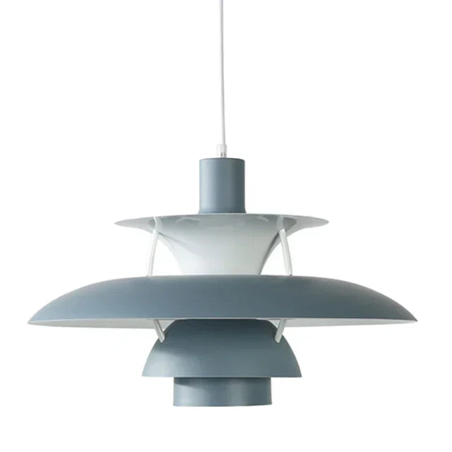 Macaron-pendellampe — metallskjerm i 15 farger, E27, 30–50 cm
