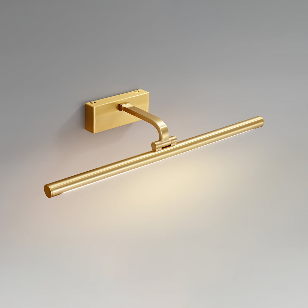 Linear LED Wall Light in Walnut Color