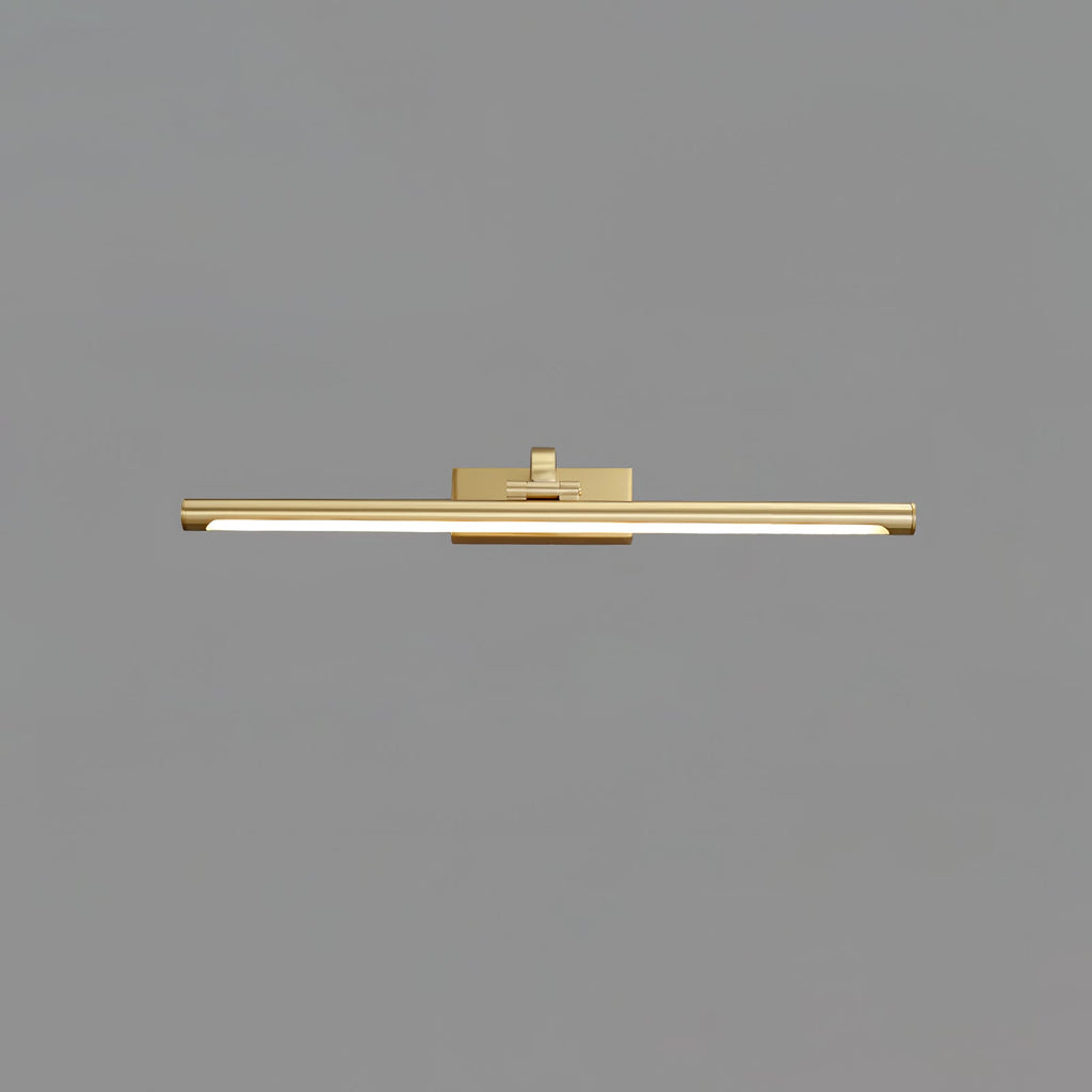 Linear LED Wall Light in Walnut Color