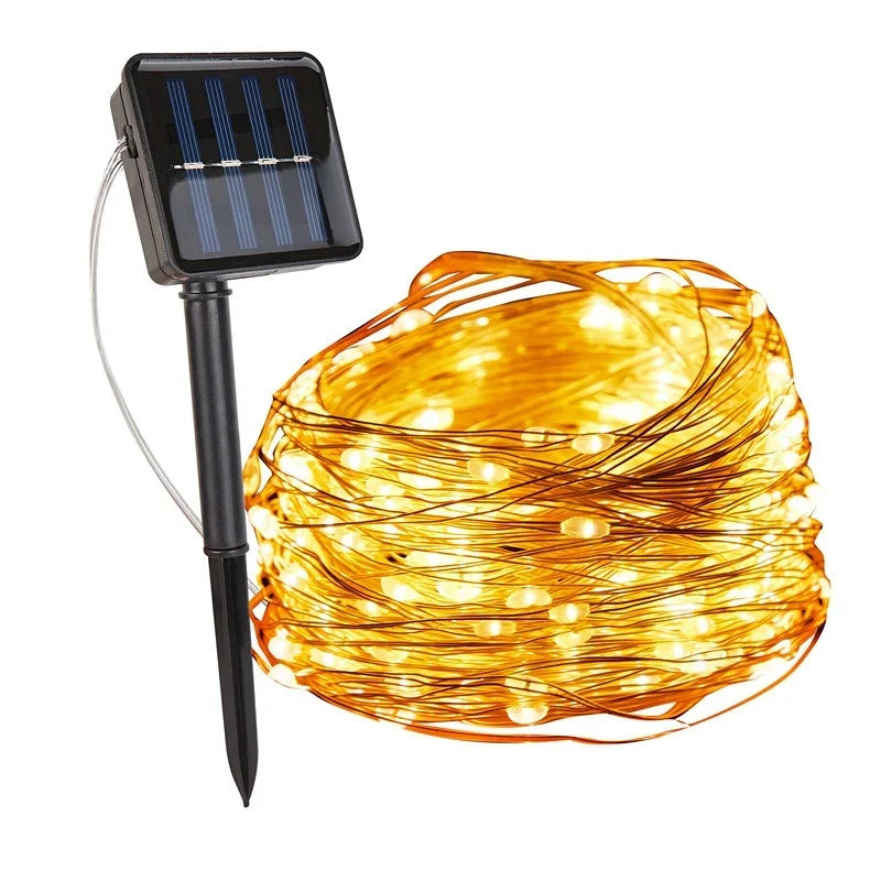 Catena luminosa a energia solare - Illuminazione d'atmosfera IP65 adatta per interni ed esterni