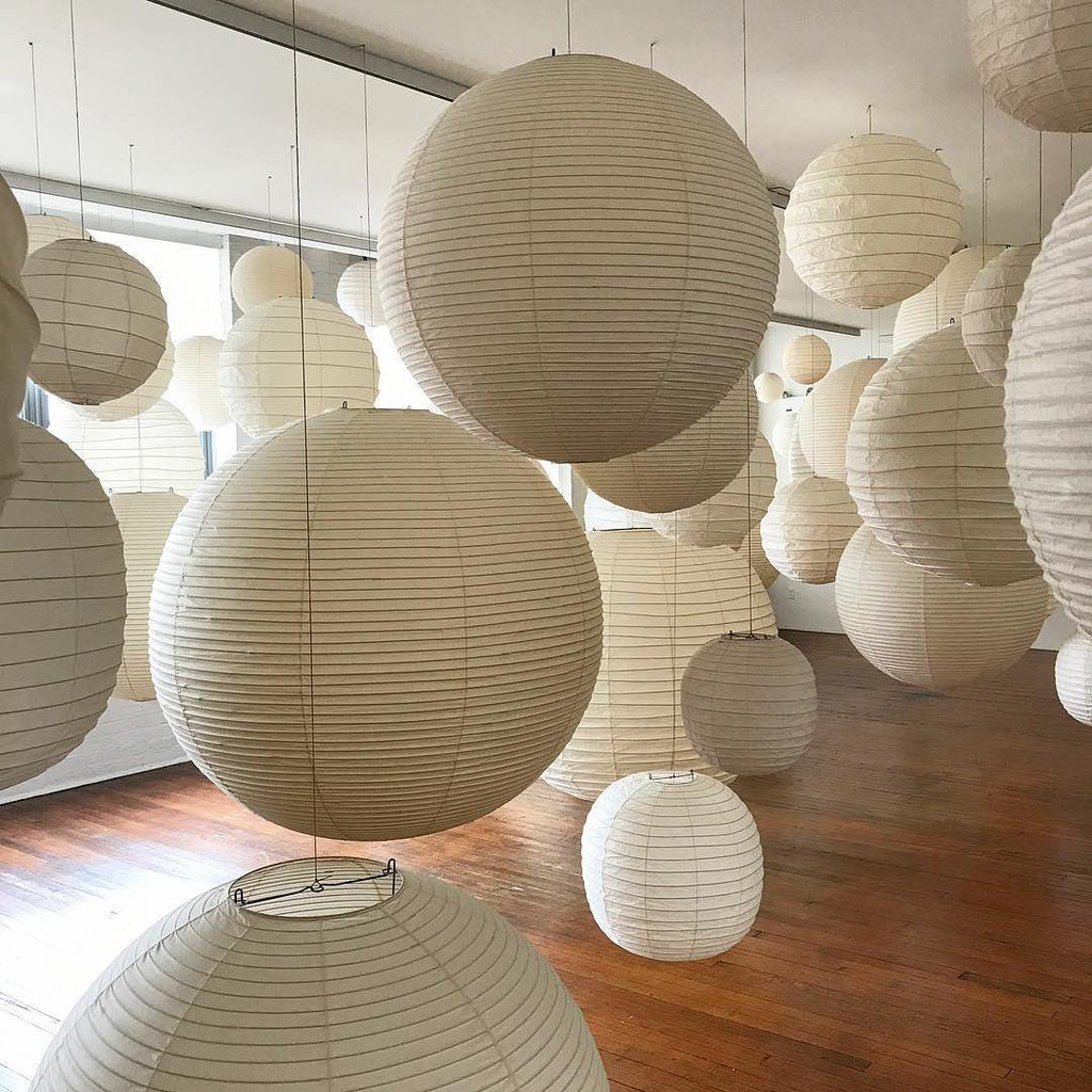 Japanese Handcrafted Washi Paper A Pendant Lamp