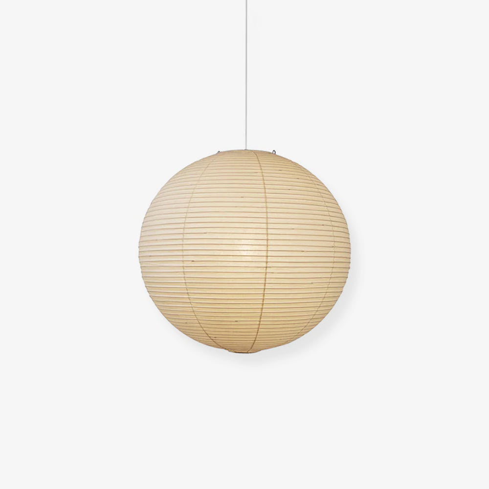 Papierowa lampa wisząca Lustra — średnica 40cm, ręcznie wykonany papier washi