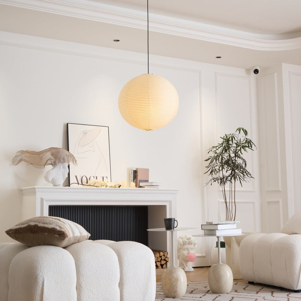 Japanese Handcrafted Washi Paper A Pendant Lamp