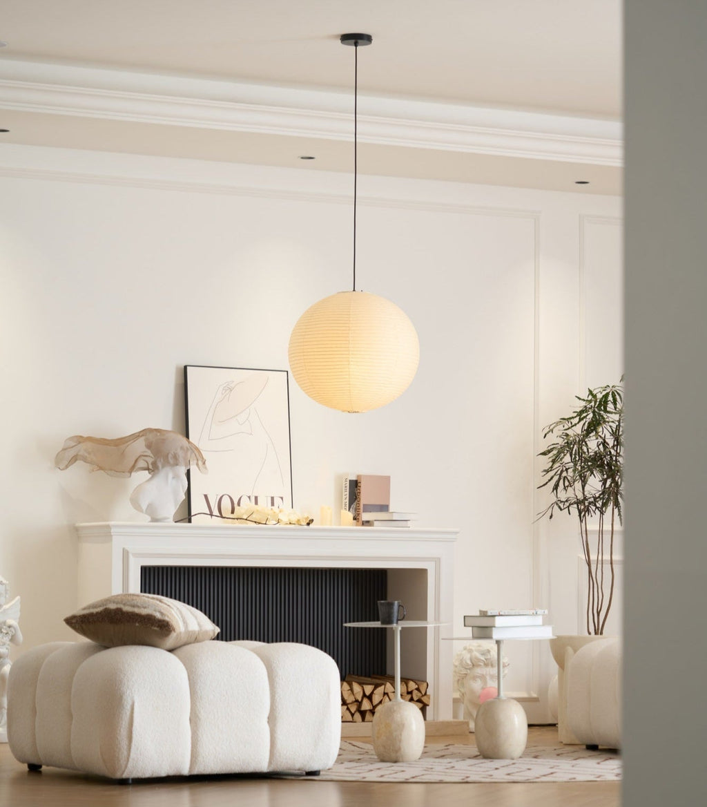 Japanese Handcrafted Washi Paper A Pendant Lamp