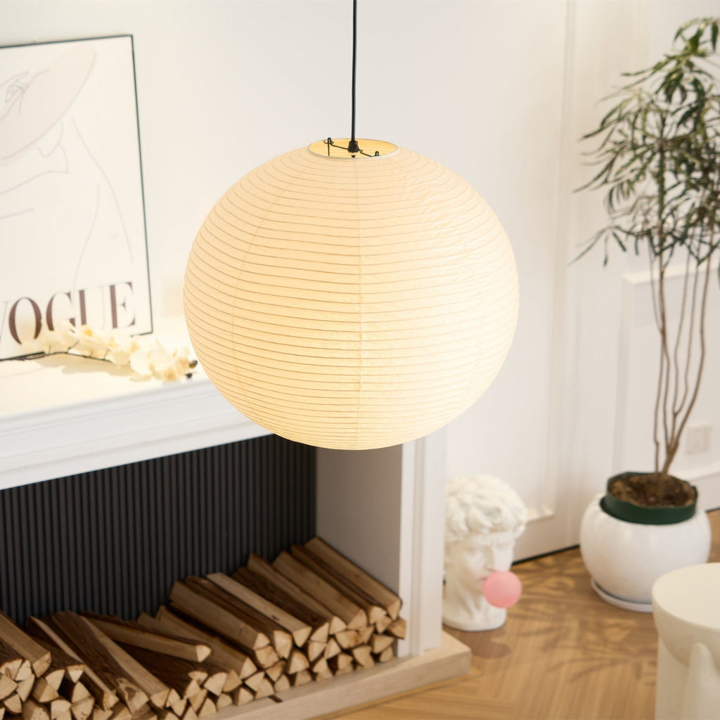 Japanese Handcrafted Washi Paper A Pendant Lamp