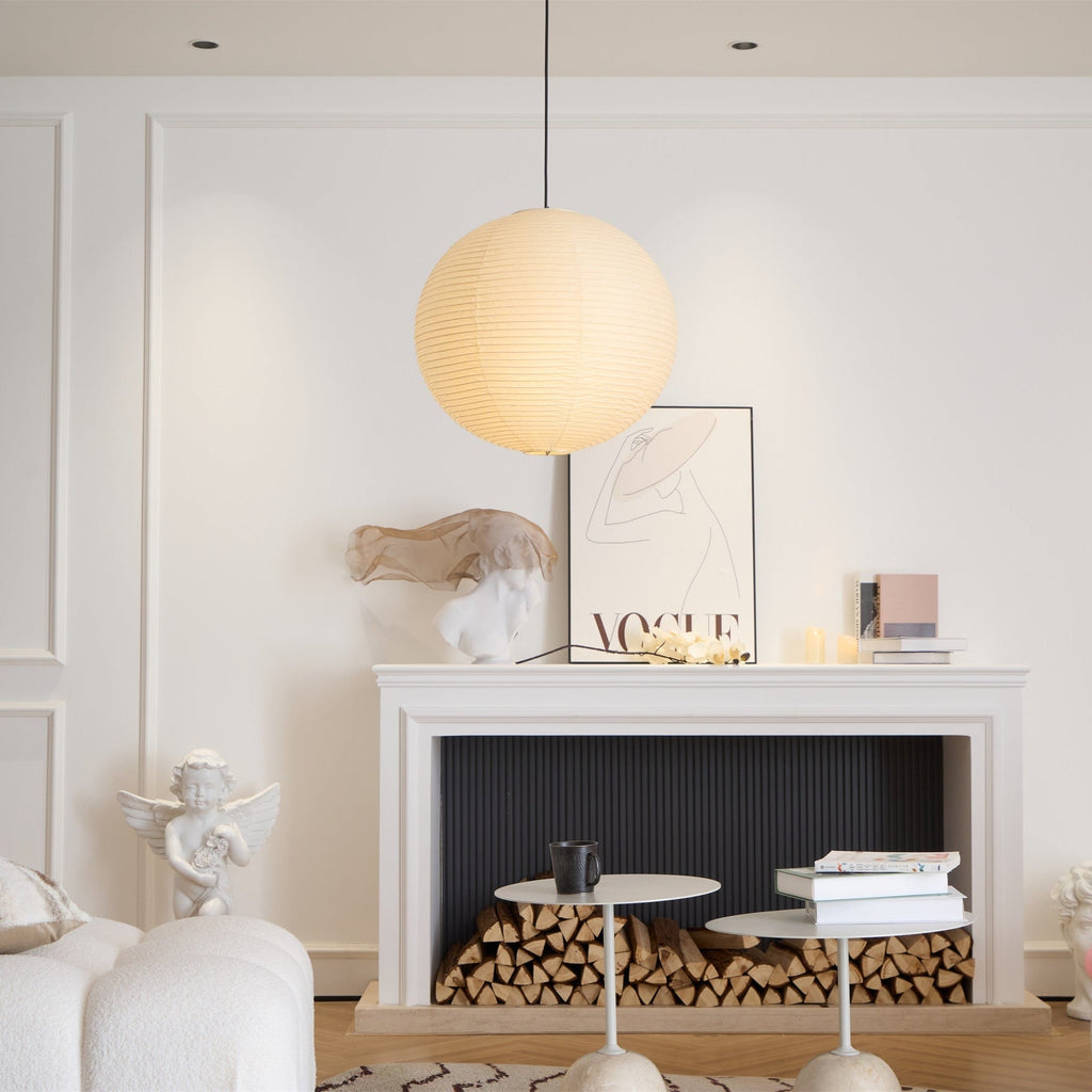 Japanese Handcrafted Washi Paper A Pendant Lamp