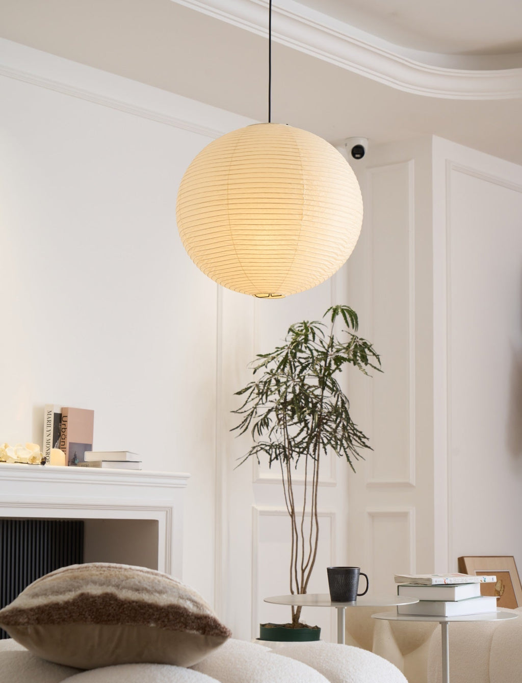 Japanese Handcrafted Washi Paper A Pendant Lamp