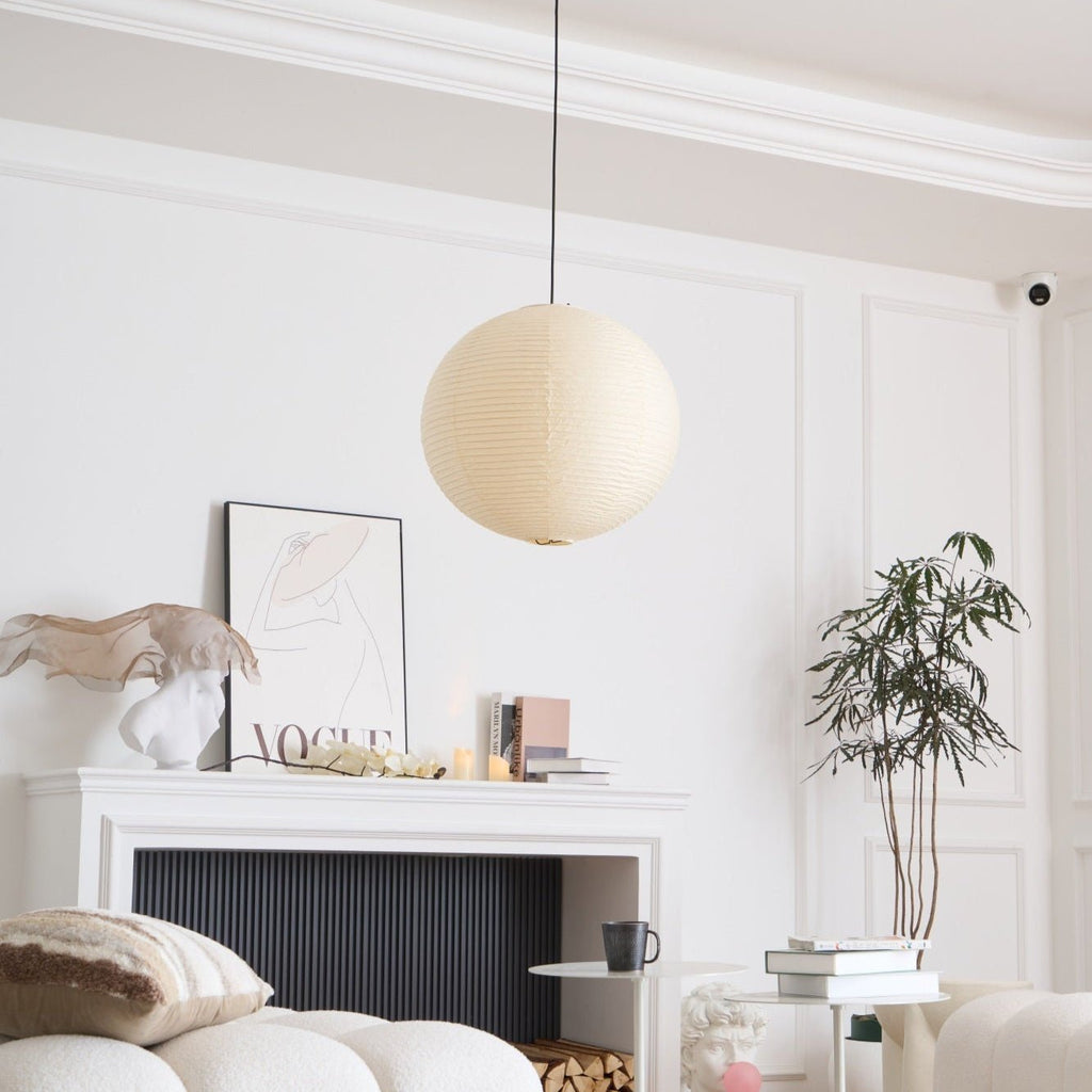 Japanese Handcrafted Washi Paper A Pendant Lamp