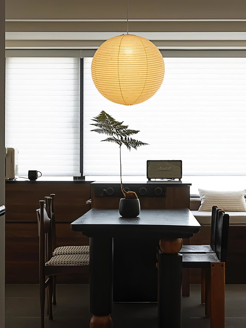 Japanese Handcrafted Washi Paper A Pendant Lamp