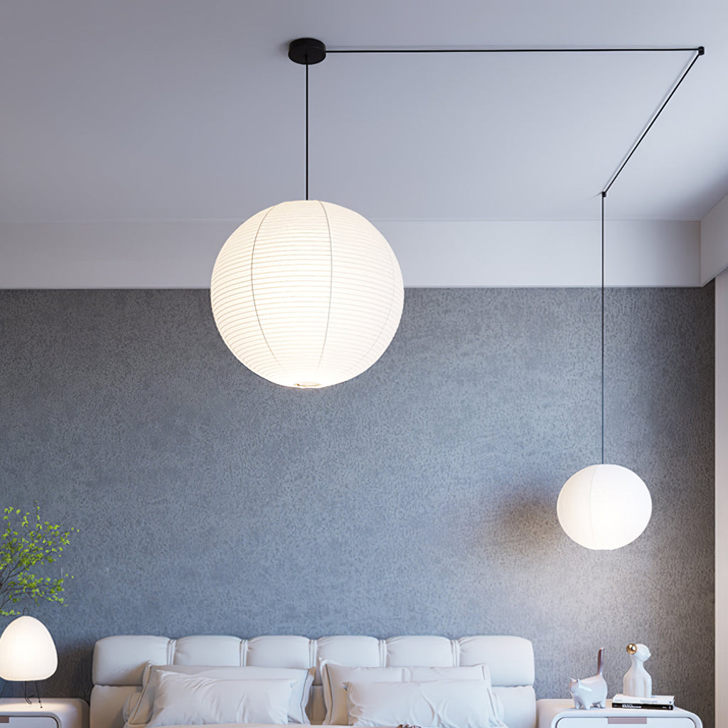 Japanese Handcrafted Washi Paper A Pendant Lamp