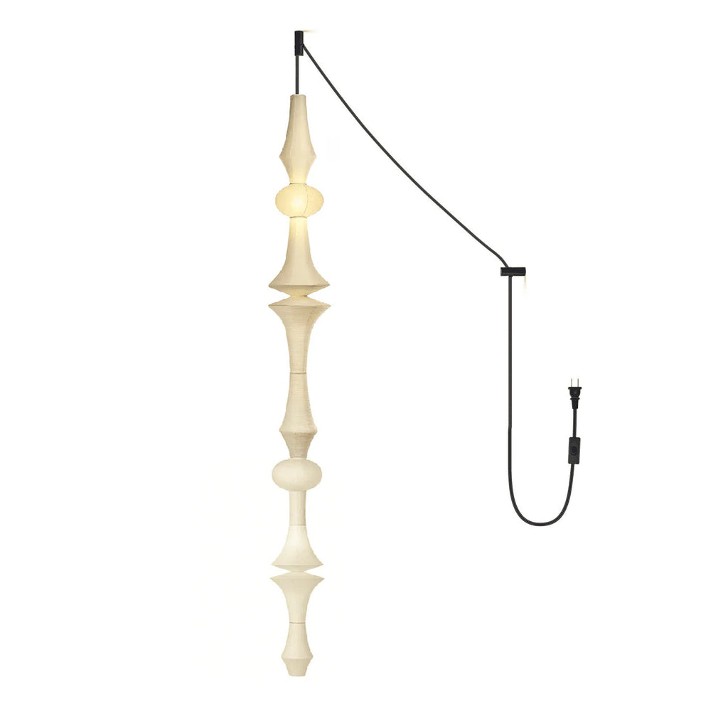 Washi Paper E Pendant Swag Light - Vakkerlight