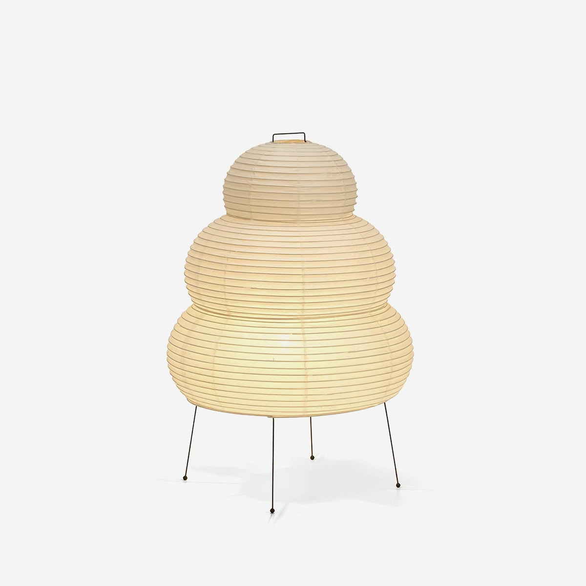 Håndlavet japansk bordlampe