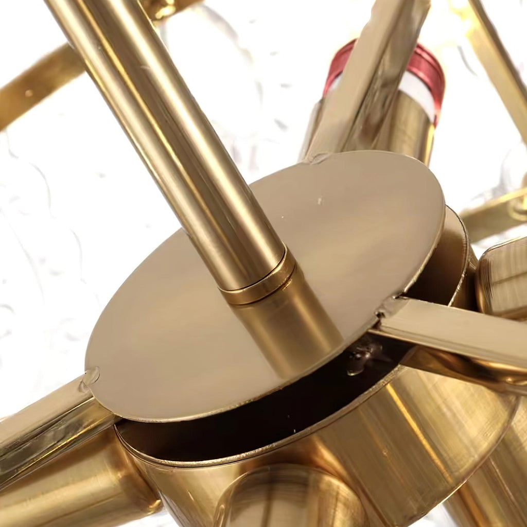 Κρεμαστό φωτιστικό Lustra Wave Pearl Gold — Μοντέρνος σχεδιασμός