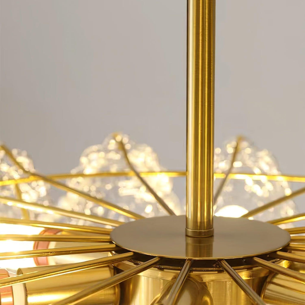 Wave Pearl Layered Ceiling Chandelier
