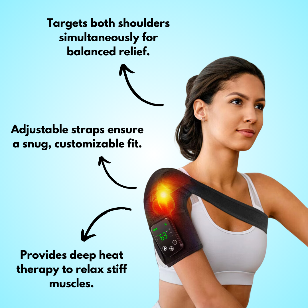 Massageador de ombros aquecido WeRelieve