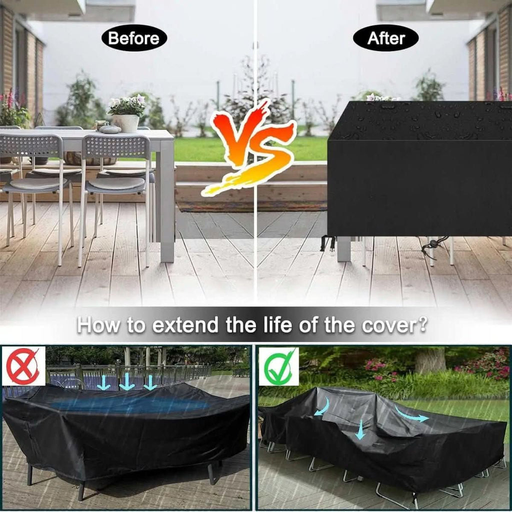 NovaShield Premium Patio Furniture Covers For All Weather Protection