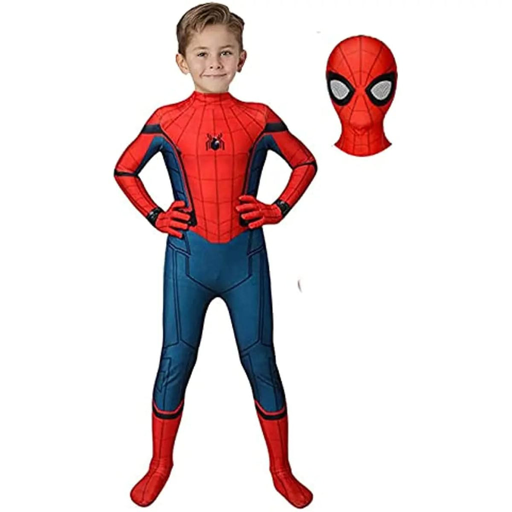 Gerçekçi 3D Süper Kahraman Kostümü Tam Vücut Takımı ve Maske ile