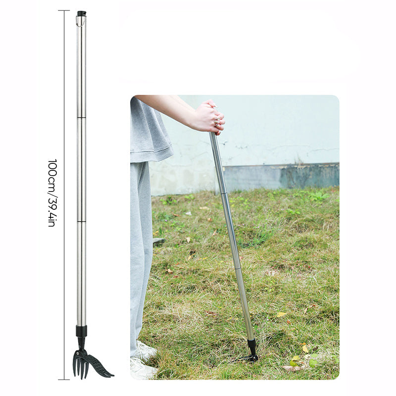 Ergonomický stojací nástroj na vytrhávání plevele pro snadné odstranění kořenů