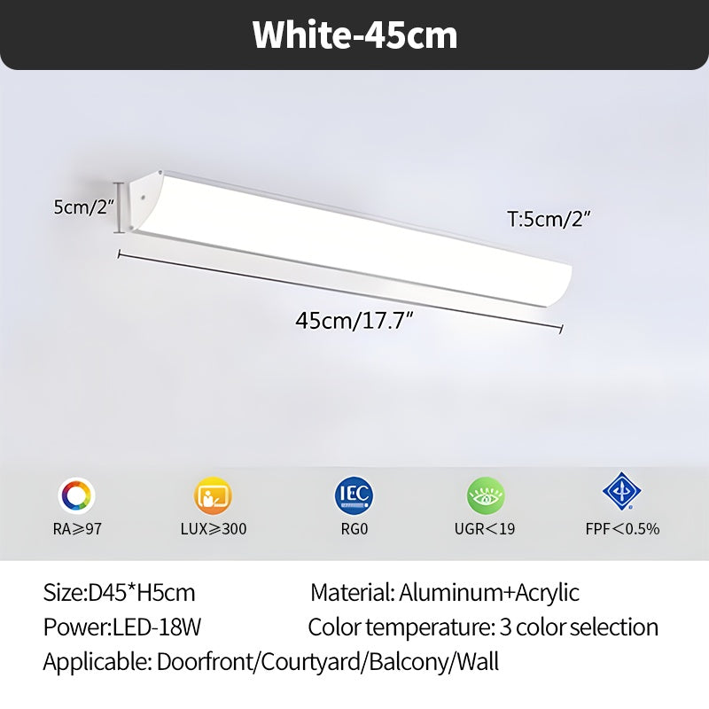 Wodoodwna Lampa Ścienna Zewnętrzna - Orntli