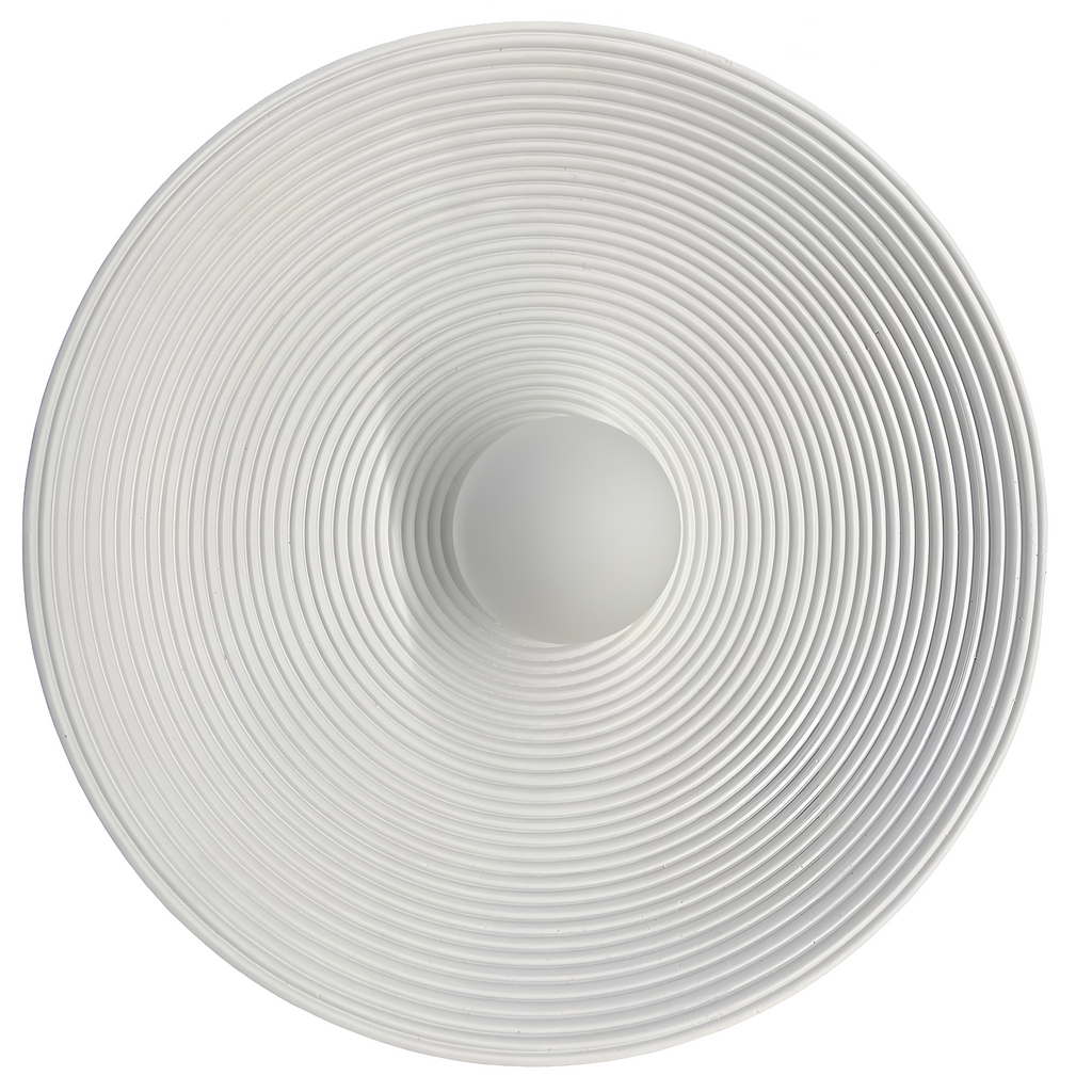 Aplique de pared retro de cerámica estilo japandi - lámpara de diseño redonda de resina