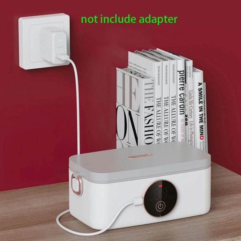 AuroraFlex kabellose Lunchbox für warme Mahlzeiten unterwegs, wiederaufladbar, 16000 mAh