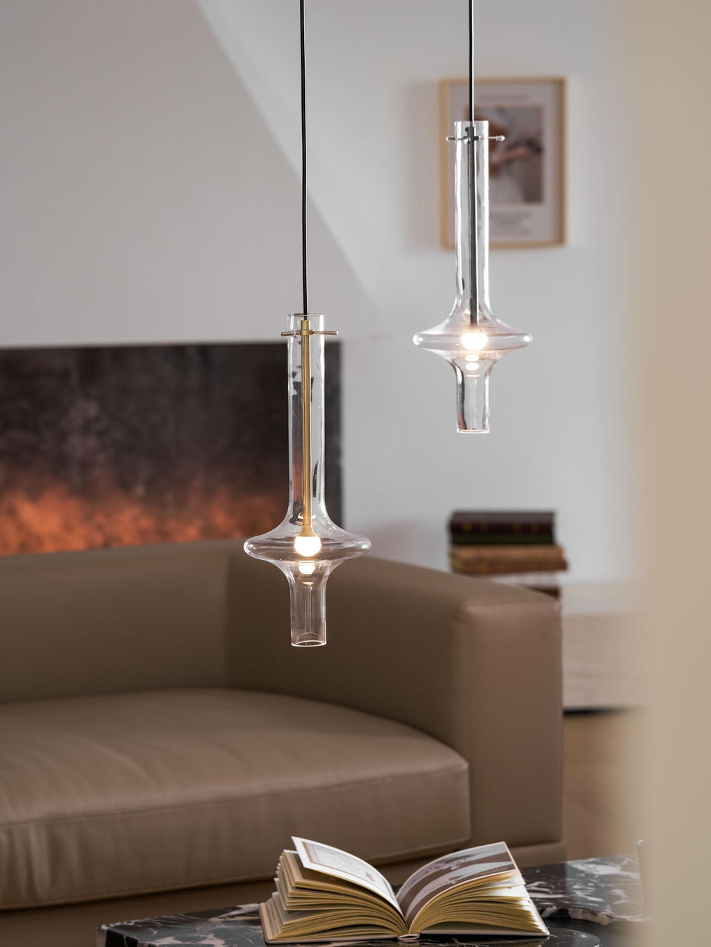 Wonder moderne loftsophængt lampe