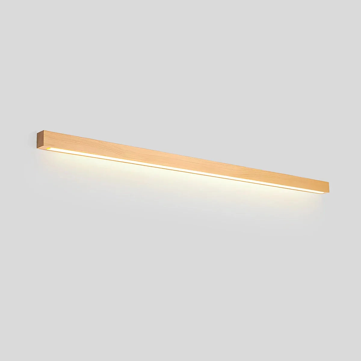 Lampada da parete lineare in legno Arlo per corridoio - Orntli