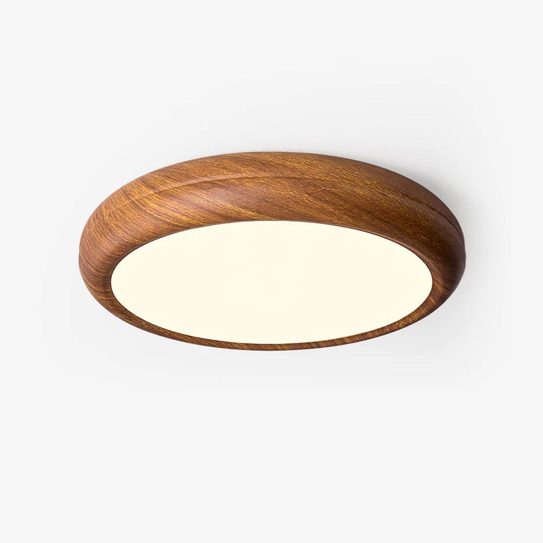Grena Wood Grain Round Ceiling Light - Neutralighting