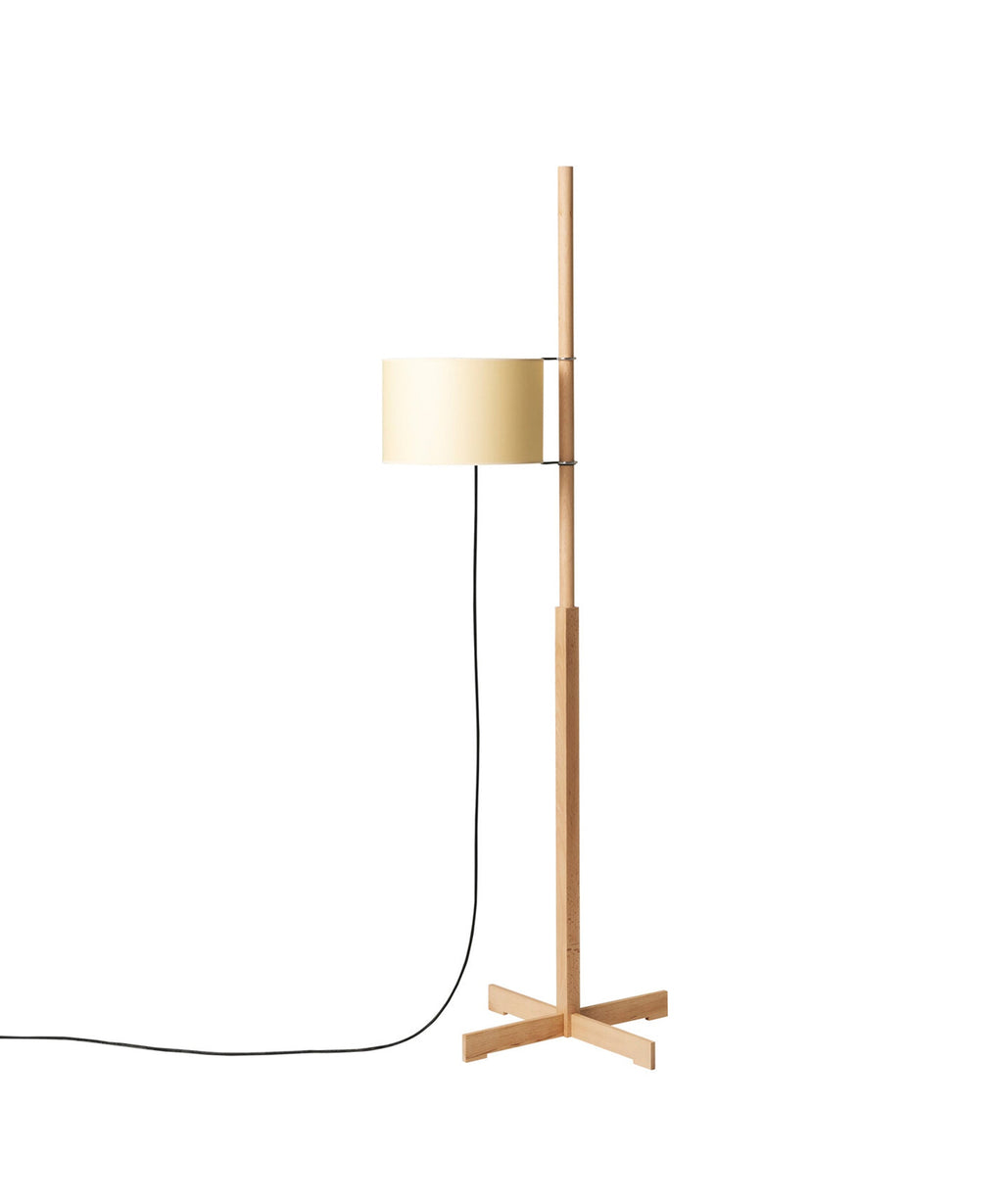Dřevěná stojací lampa Tmm se snadnou montáží