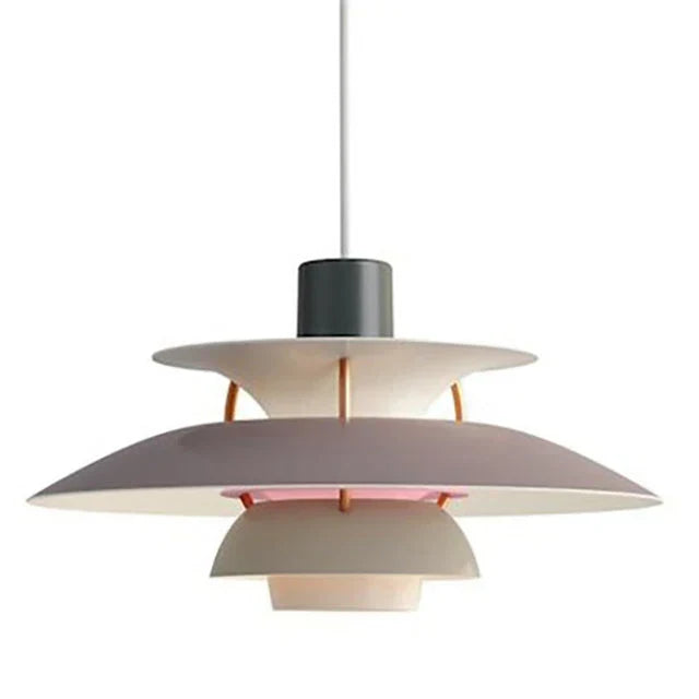 Macaron-pendellampe — metallskjerm i 15 farger, E27, 30–50 cm