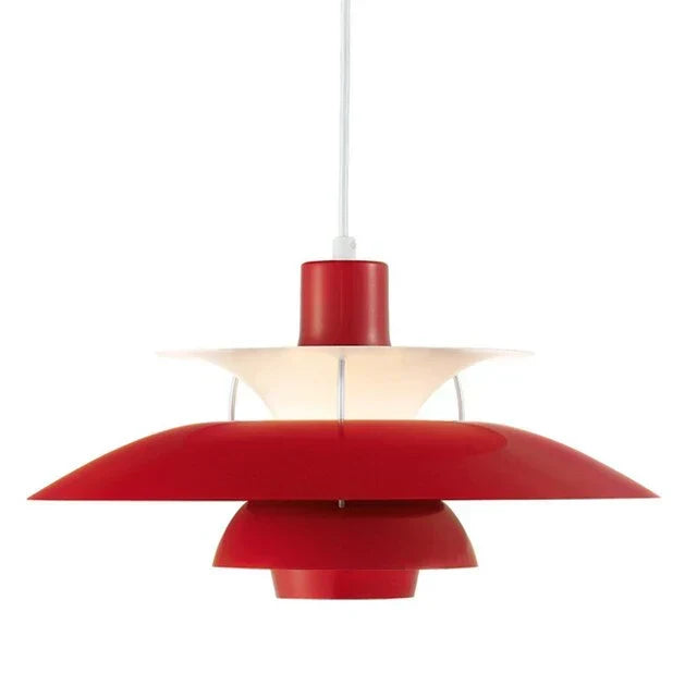 Macaron-pendellampe — metallskjerm i 15 farger, E27, 30–50 cm