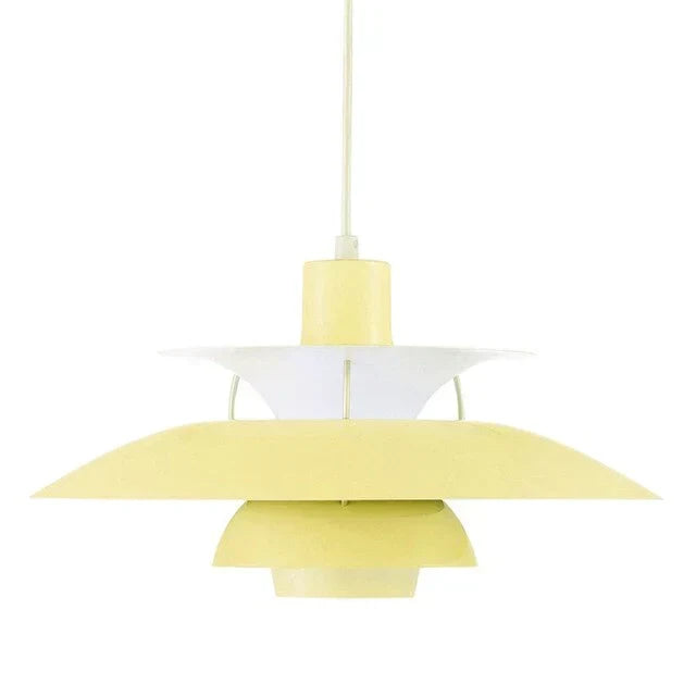 Macaron-pendellampe — metallskjerm i 15 farger, E27, 30–50 cm