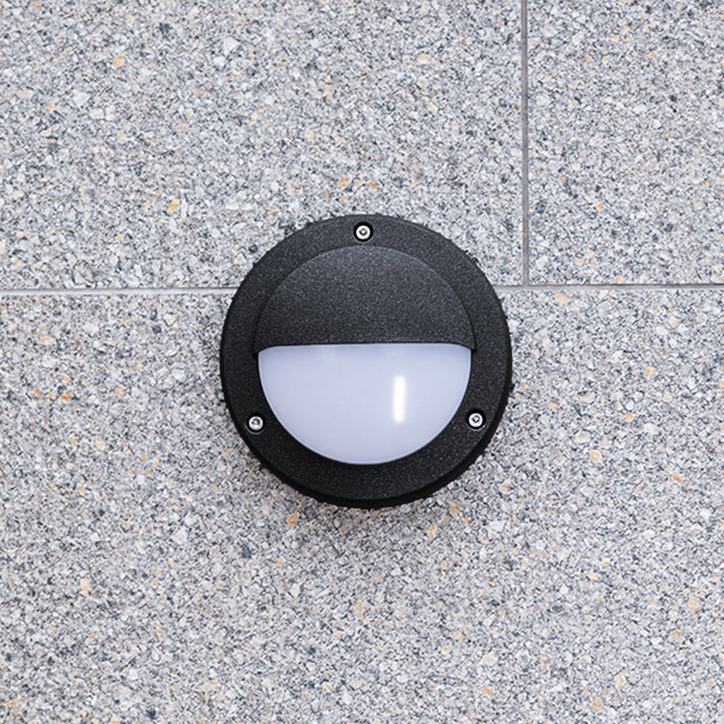 Maddox Round LED Wall Sconce — Outdoor, Minimalist Profile